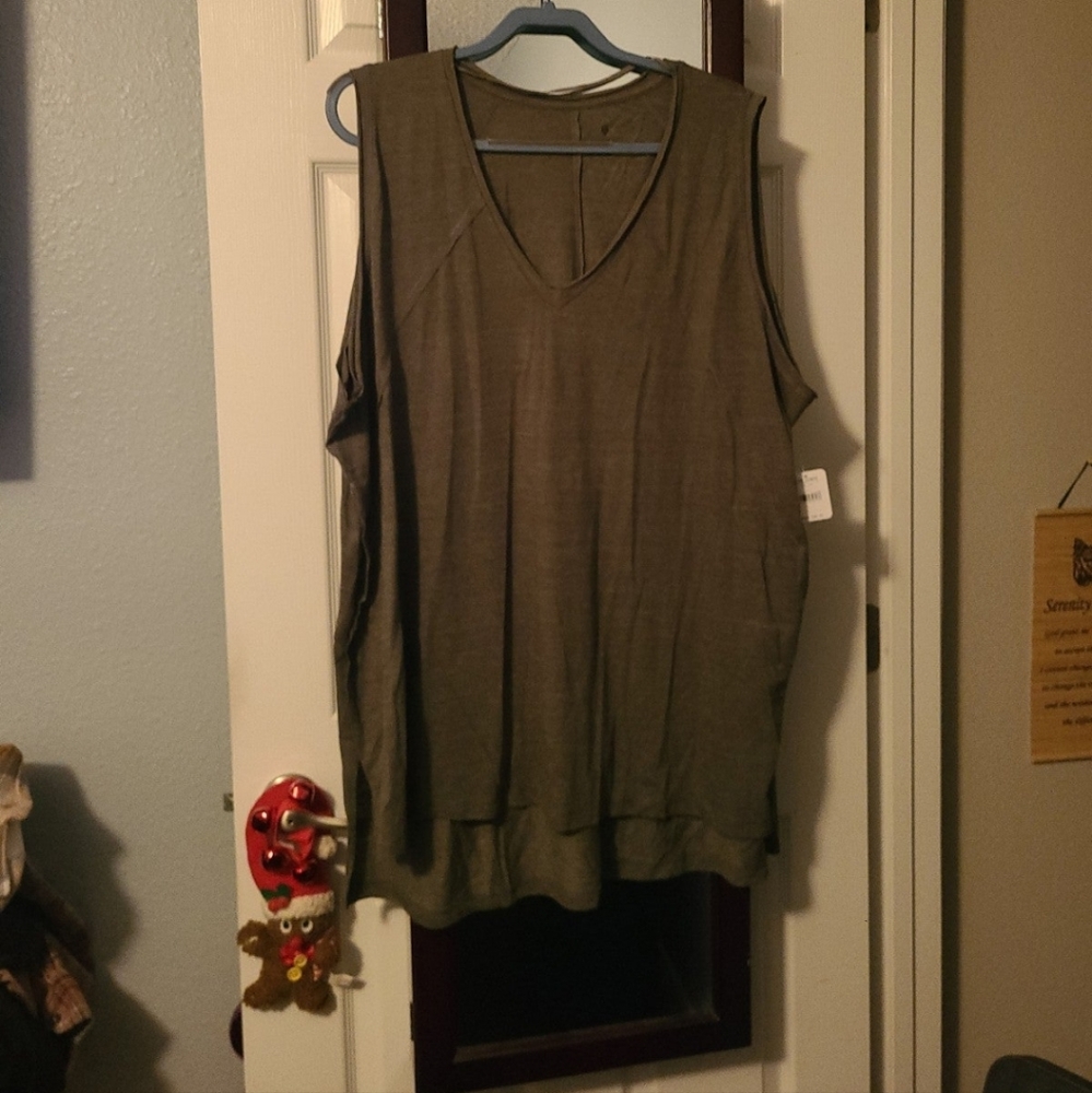 Free people movement sleeveless tank dress large